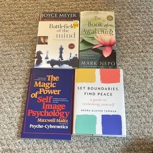 Self help / improvement books bundle